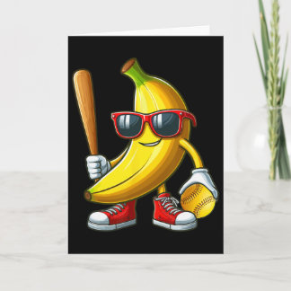 Nana Sungles Playing Softll Funny Fruit Sport Play Card