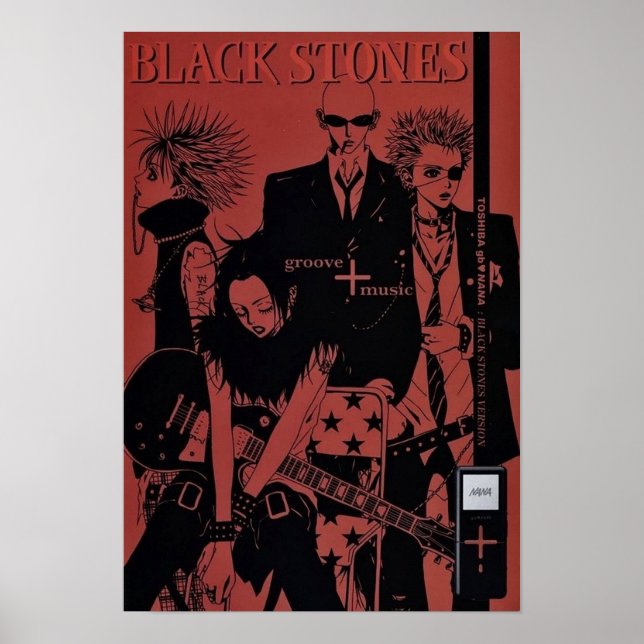 Nana The Black Stones Band Spread 6 Poster (Front)
