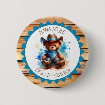 Nana to be | Cowboy Teddy Bear Baby Shower