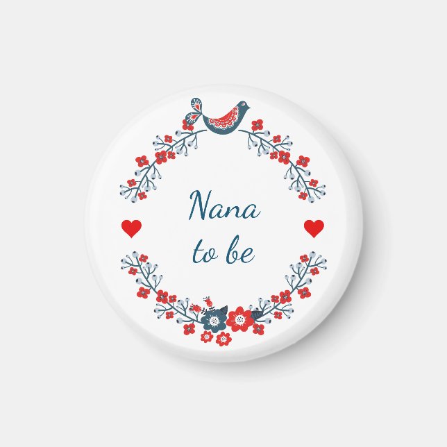 Nana To Be Personalized Magnet (Front)