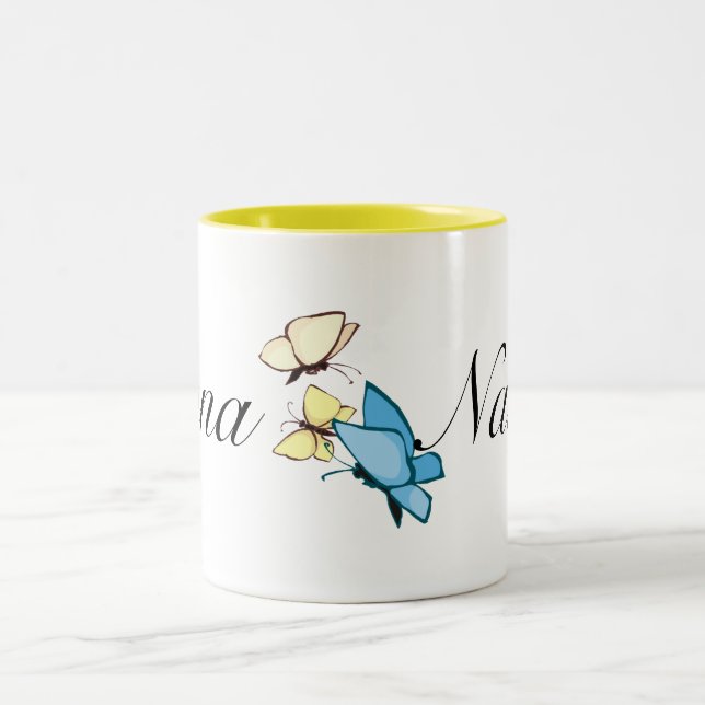 Nana with Butterflies T- Mug (Center)