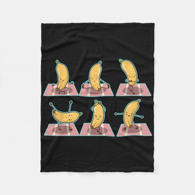Nana Yoga  Fleece Blanket (Front)