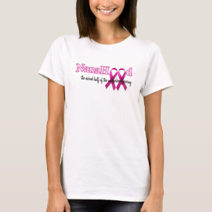 NanaHood - Pink Ribbon Logo T-Shirt