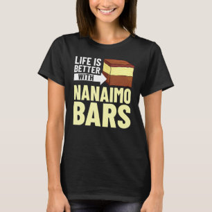 Nanaimo Bar Canada Mix Canadian Dessert T-Shirt