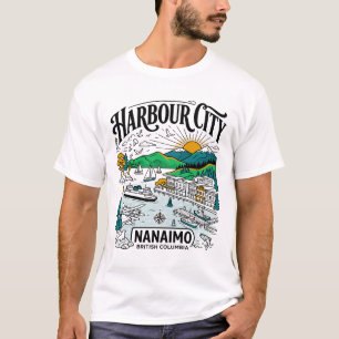 Nanaimo British Columbia Harbour City Waterfront S T-Shirt