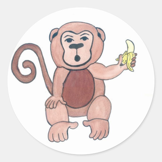 Nanaman Classic Round Sticker (Front)