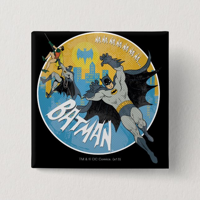 NANANANANANA Batman Icon 15 Cm Square Badge (Front)