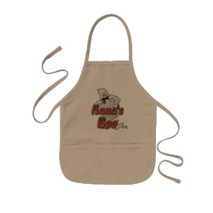 Nana's Boo Halloween Ghost Kids Apron