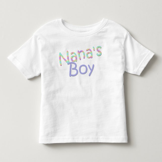 Nana's Boy Toddler Shirt (Front)