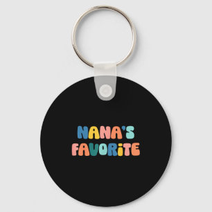 Nana's Favorite Mother's Day Grandma  Key Ring