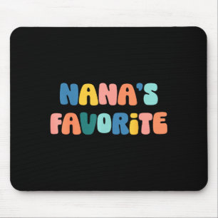 Nana's Favorite Mother's Day Grandma Mouse Mat
