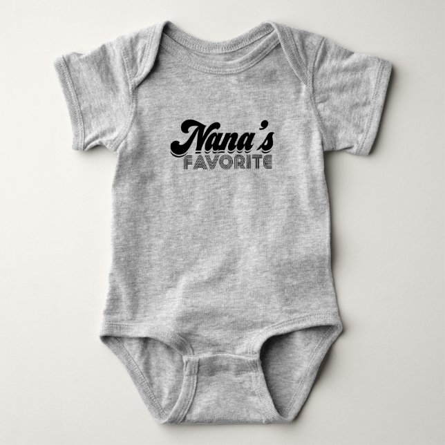 Nana's Favourite Baby Bodysuit (Front)