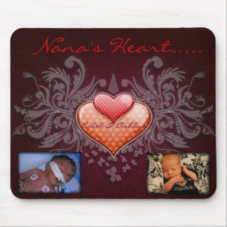 Nana's Heart Mousepad