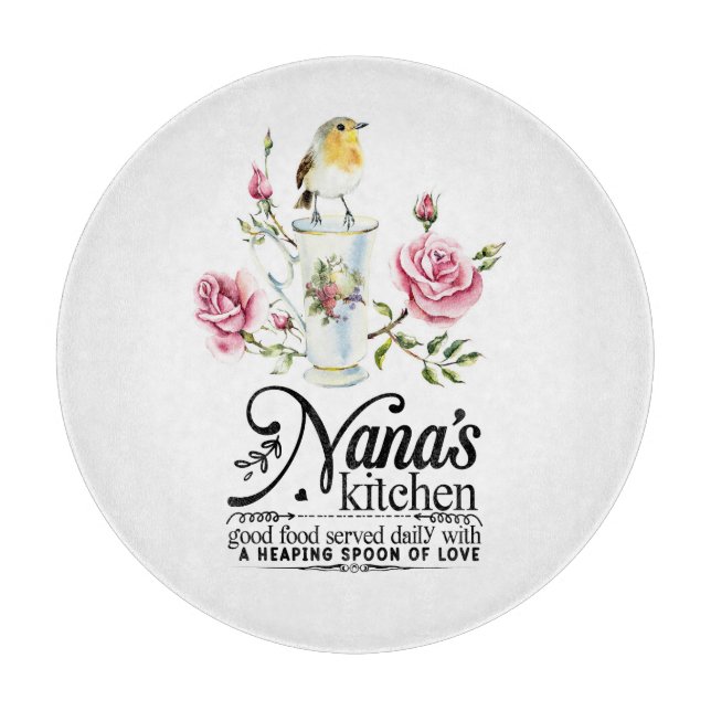 Nana's Kitchen Cutting Board (Front)