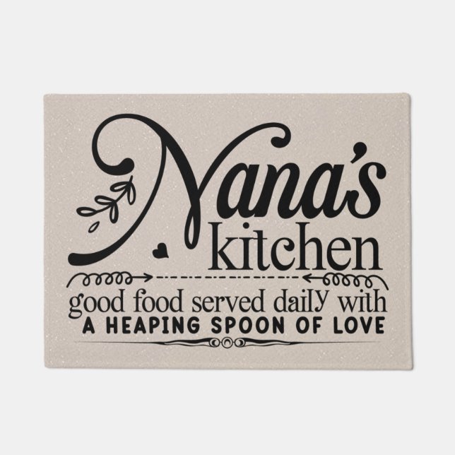 Nana's Kitchen Doormat (Front)