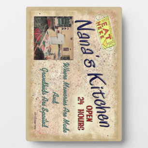 Nana's Kitchen Where Grandkids Are Spoiled Plaque