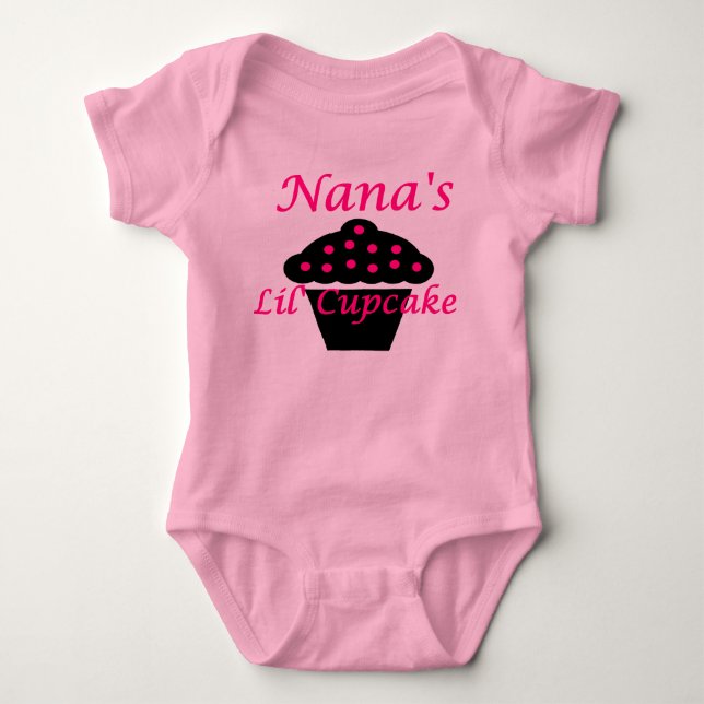Nana's Lil Cupcake Baby Bodysuit (Front)