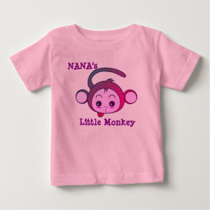 Nana's Little Monkey Baby T-Shirt