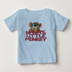 Nana's Little Monkey Baby T-Shirt