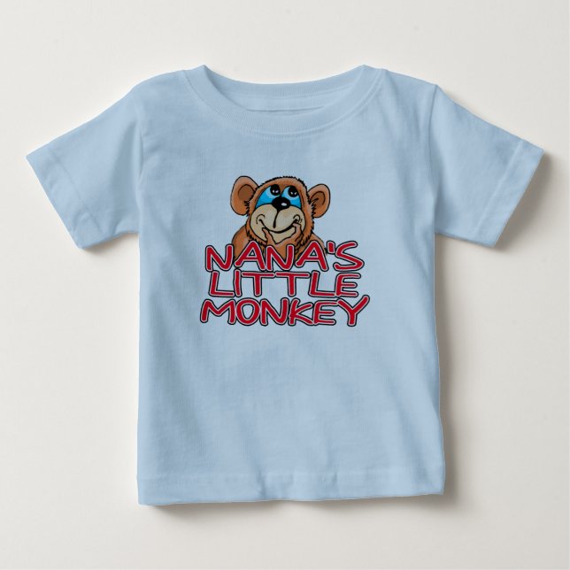 Nana's Little Monkey Baby T-Shirt (Front)