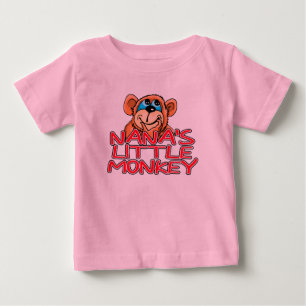 Nana's Little Monkey Baby T-Shirt