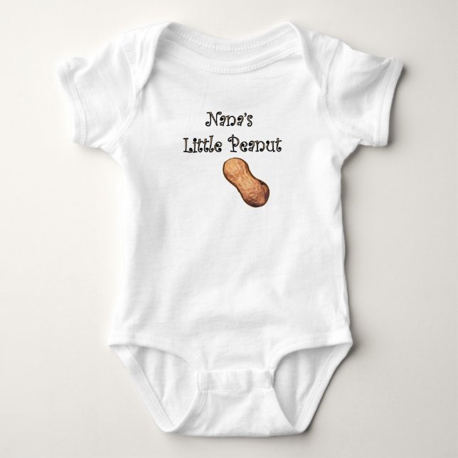 Nana's Little Peanut Baby Bodysuit (Front)