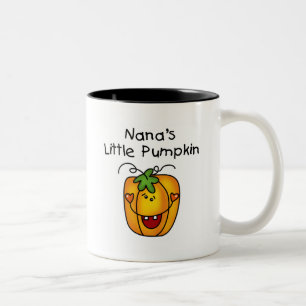 Nana's Little Pumpkin T-shirts and Gifts Two-Tone Coffee Mug