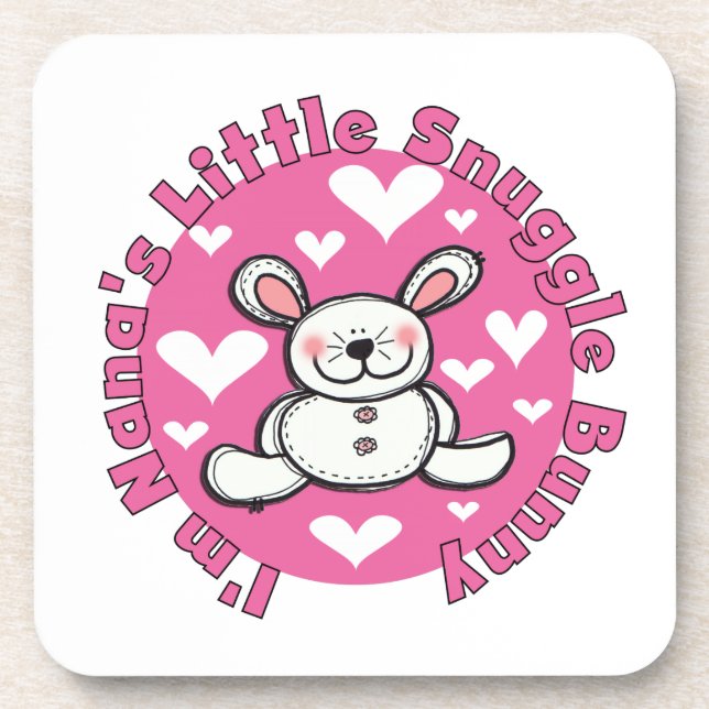 Nana's Little Snuggle Bunny Coaster (Front)
