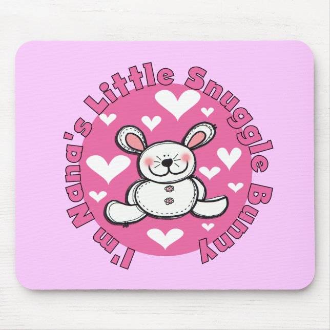 Nana's Little Snuggle Bunny Mouse Mat (Front)