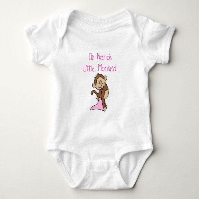 Nana's Monkey - Pink T-shirts and Gifts (Front)