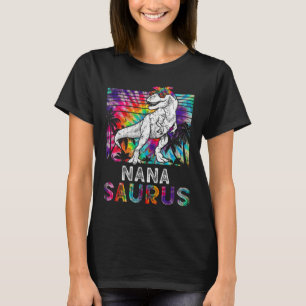 Nanasaurus Dinosaur Nana Saurus Family Matching Ti T-Shirt