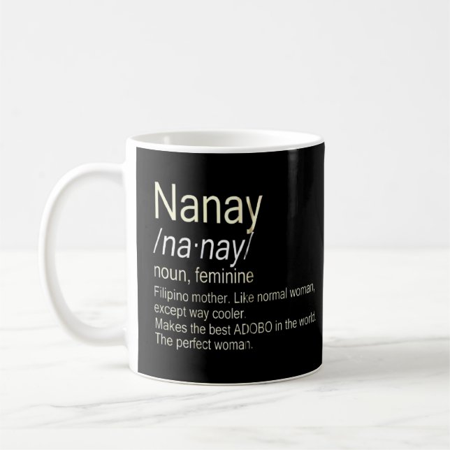 Nanay Filipino Mum  Coffee Mug (Left)