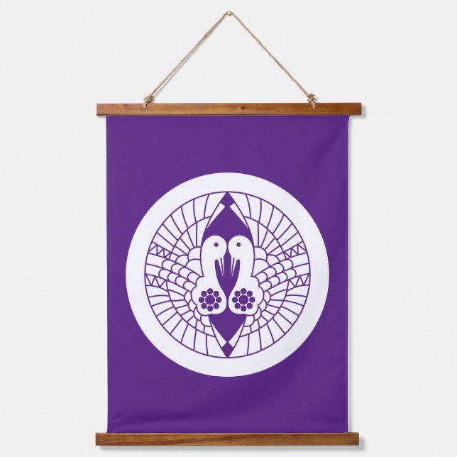 Nanbu cranes hanging tapestry (Front)
