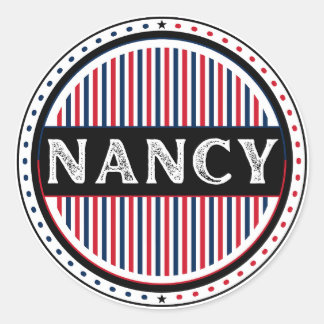 Nancy City Pride Emblem – French Identity Classic Round Sticker