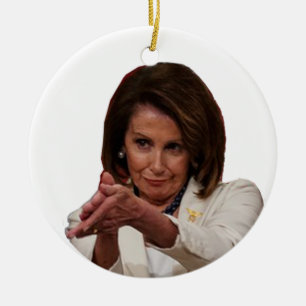 Nancy Claps Back Ceramic Tree Decoration