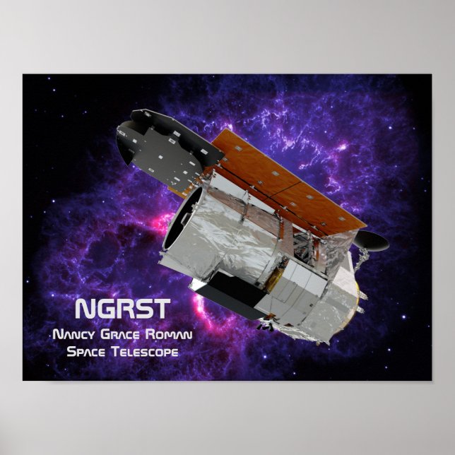 Nancy Grace Roman Space Telescope  Poster (Front)
