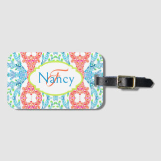 Nancy Mosaic Luggage Tag