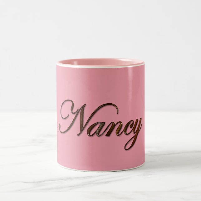 NANCY Name-Branded Gift Drinking Mug (Center)
