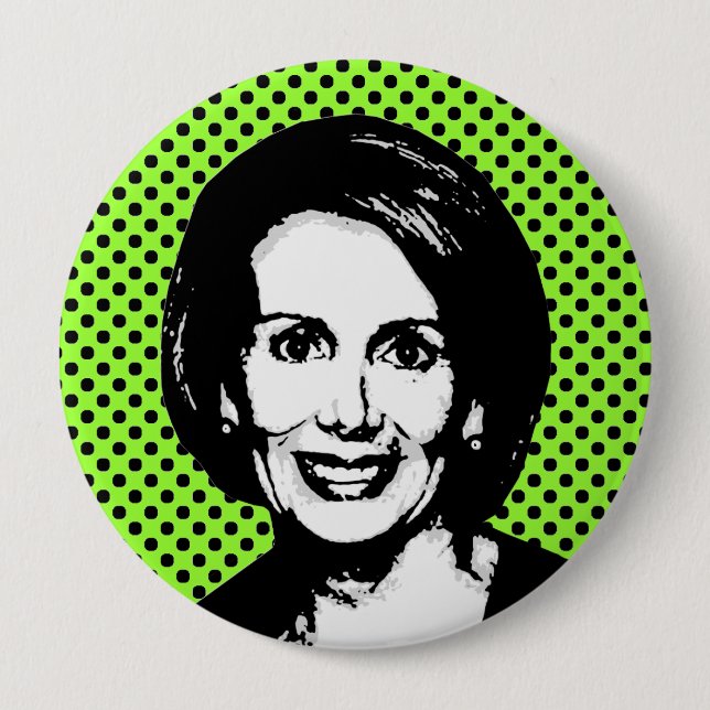 Nancy Pelosi 2 10 Cm Round Badge (Front)