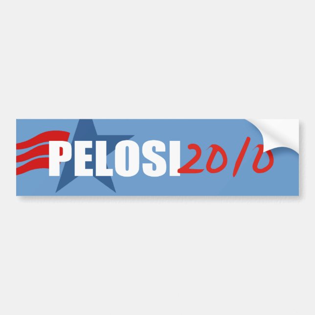 NANCY PELOSI Election Gear Bumper Sticker (Front)