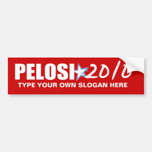 NANCY PELOSI Election Gear Bumper Sticker