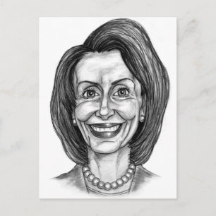 Nancy Pelosi Fan Club Postcard