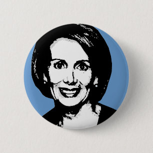 Nancy Pelosi Gear 6 Cm Round Badge