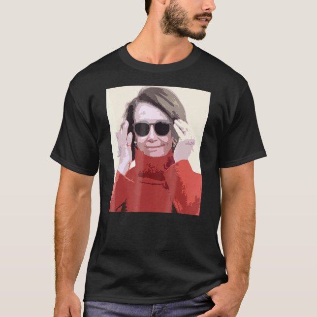 Nancy Pelosi Sunglasses Madam Speaker Meme Feminis T-Shirt (Front)