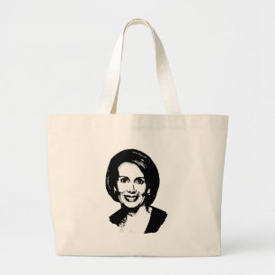Nancy Pelosi T-shirt Large Tote Bag