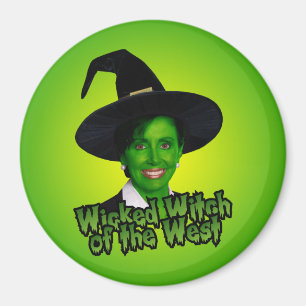 Nancy Pelosi Wicked Witch of the West Magnet