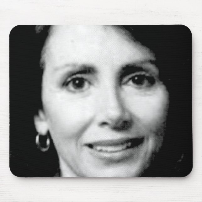 Nancy Pelosi Young Congressional Photo Mouse Mat (Front)