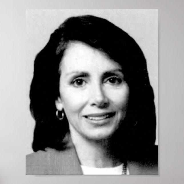 Nancy Pelosi Young Congressional Photo Poster (Front)