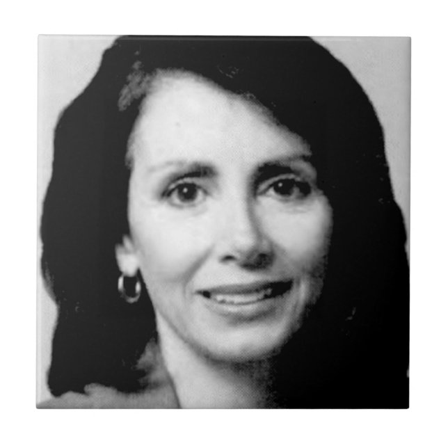 Nancy Pelosi Young Congressional Photo Tile (Front)