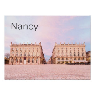 Nancy Place Stanislas Grand Est France Sunset Poster